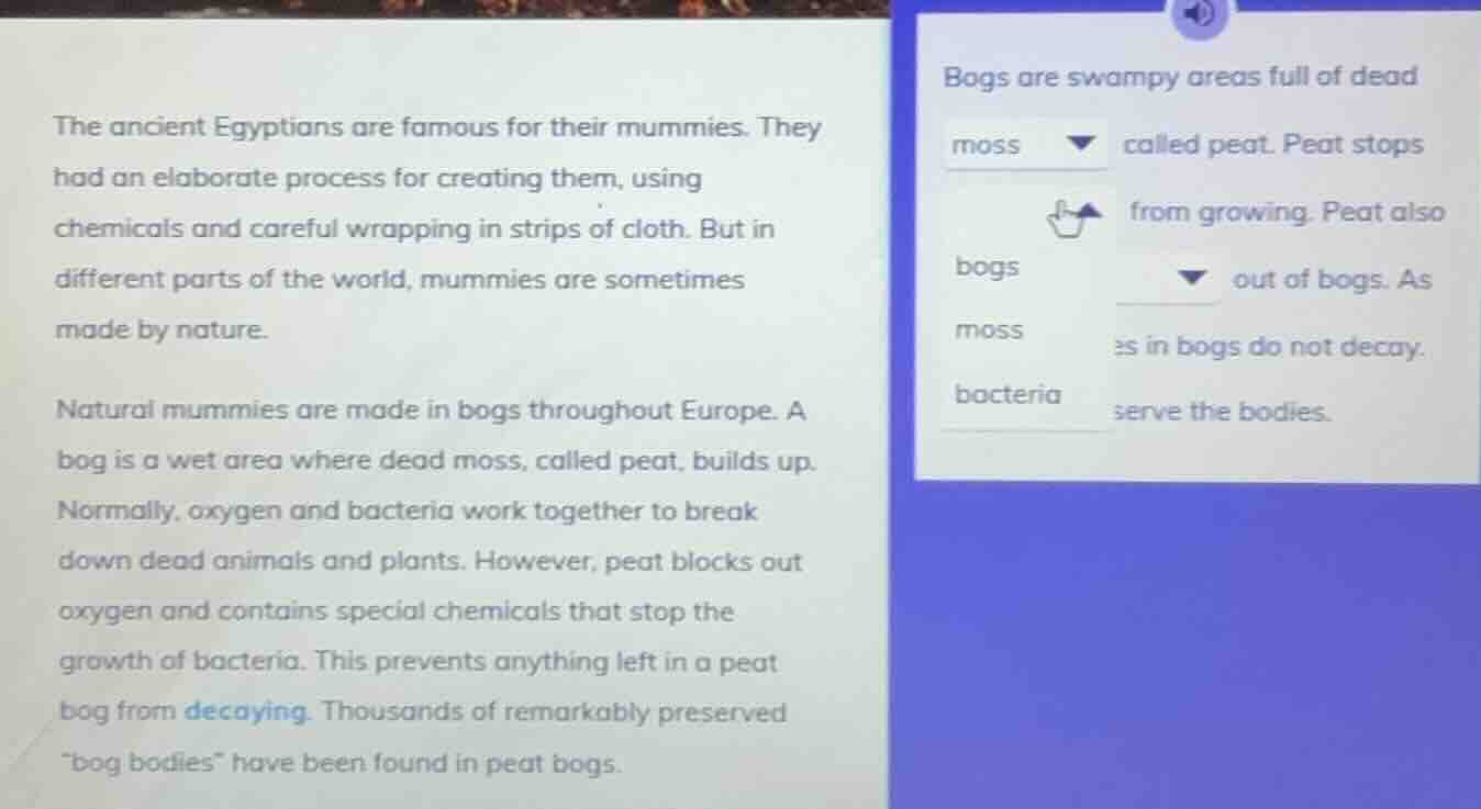 the ancient egyptians are famous for their mummies. they had an elabora…