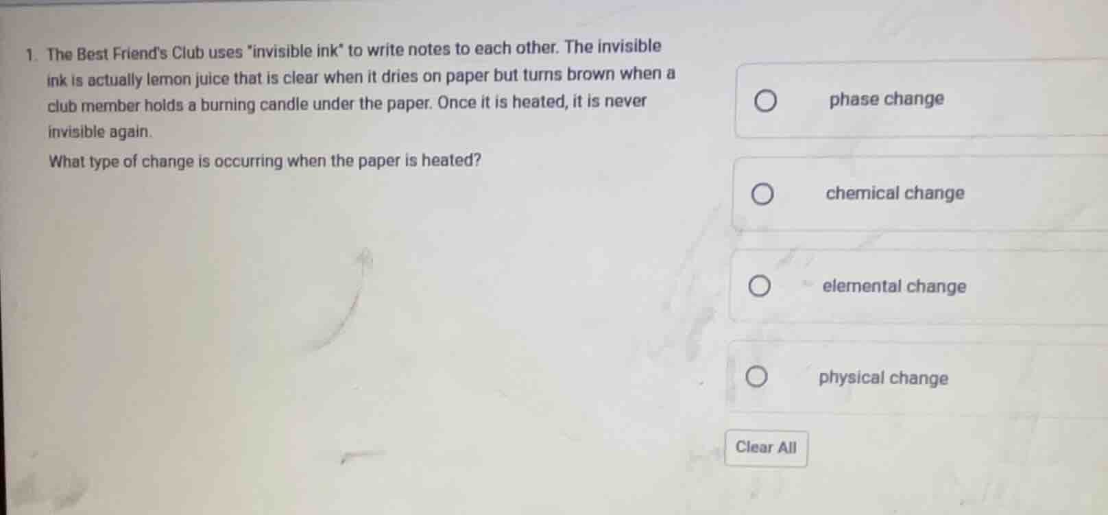 1. the best friends club uses \invisible ink\ to write notes to each ot…