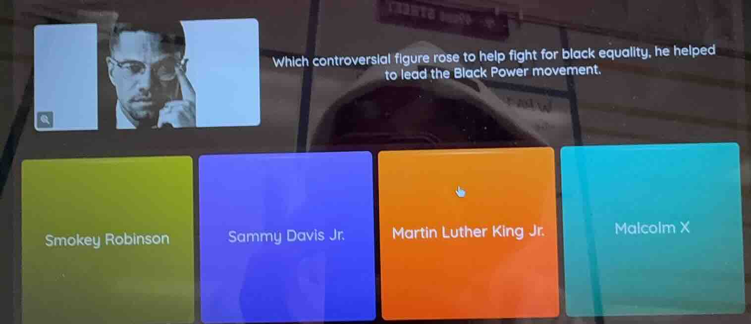 which controversial figure rose to help fight for black equality, he he…