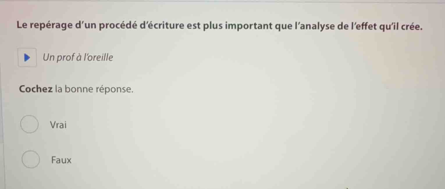 le repérage dun procédé décriture est plus important que lanalyse de le…