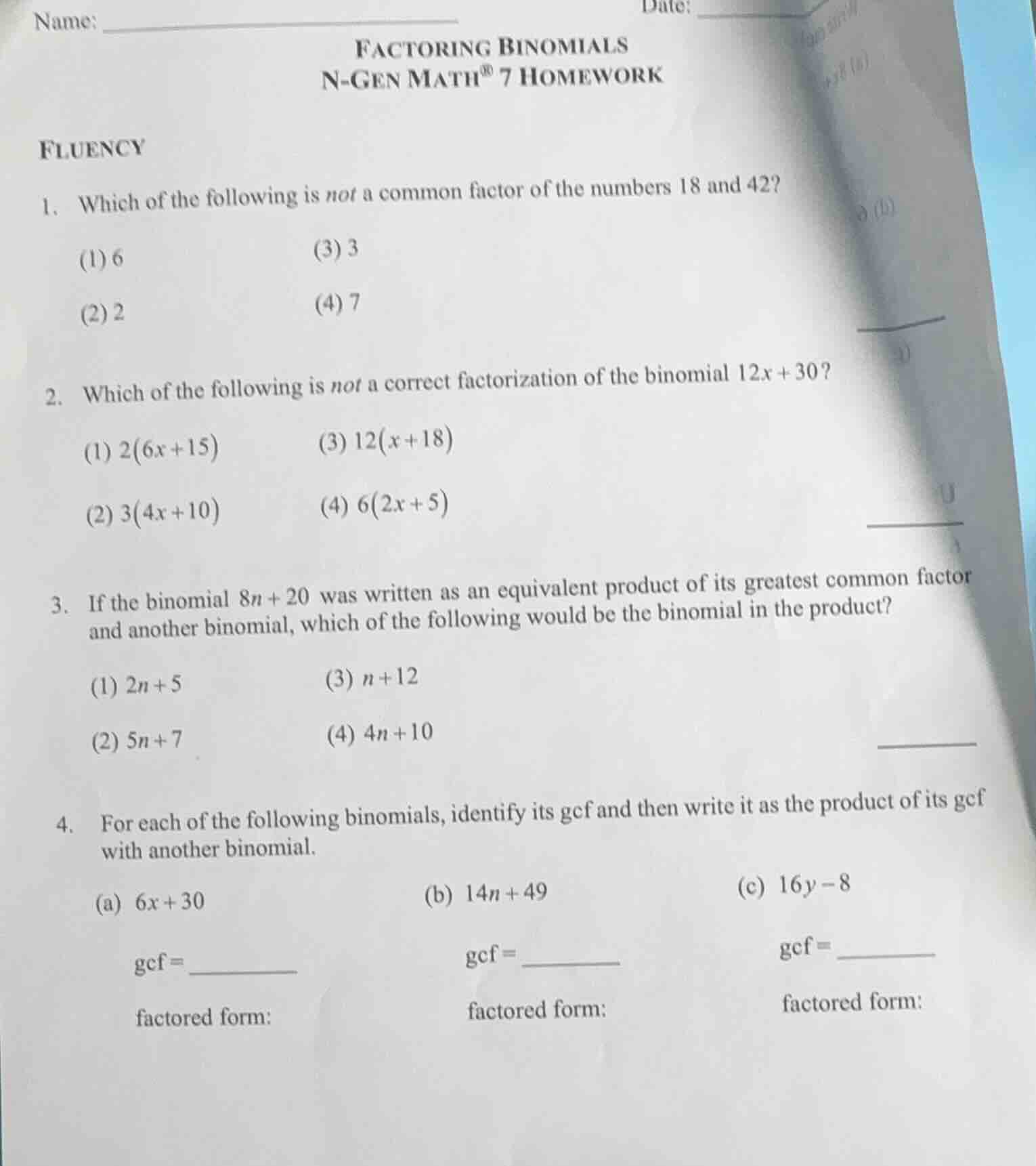 name: _______________date:factoring binomialsn-gen math⁸ 7 homeworkflue…