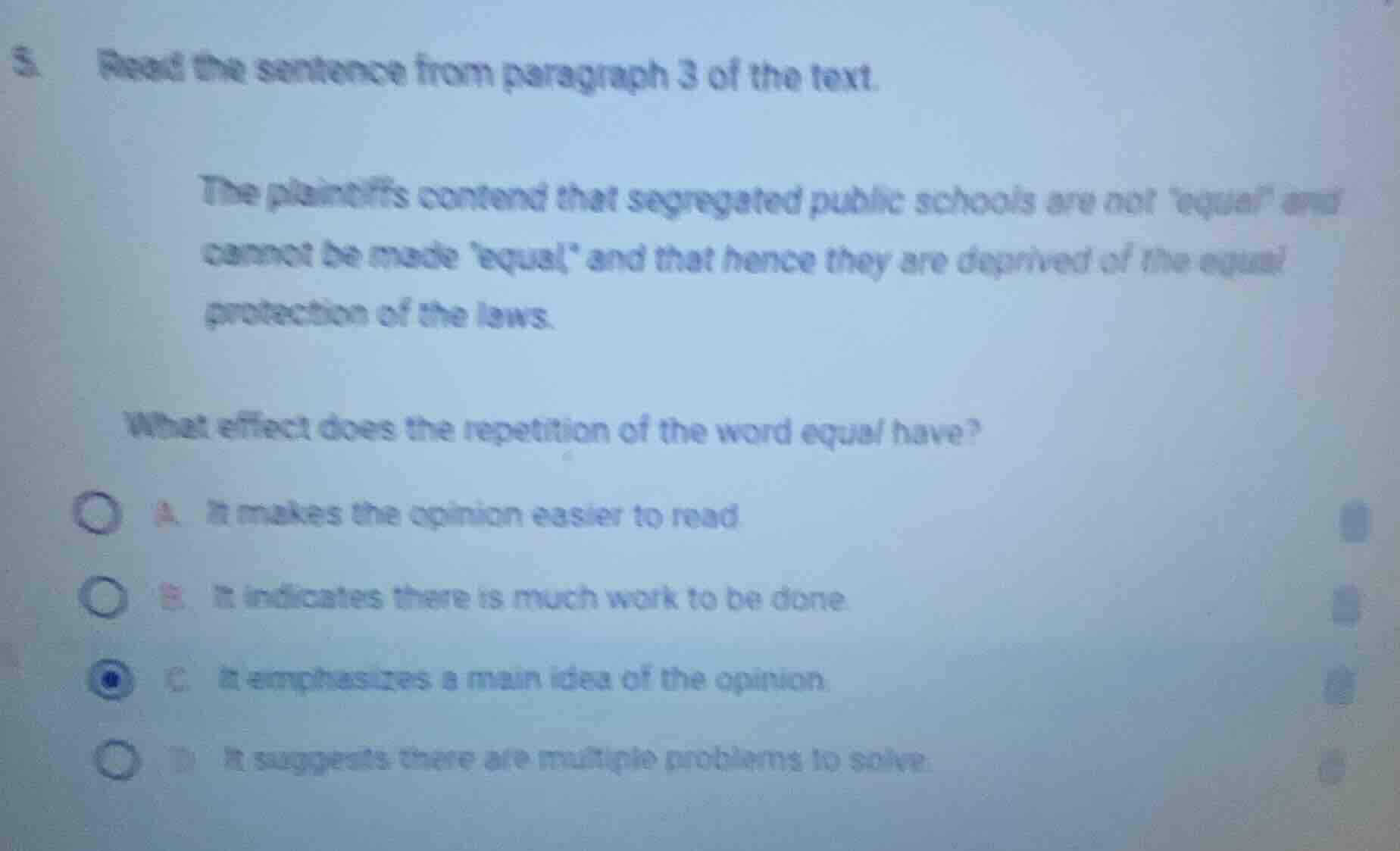5. read the sentence from paragraph 3 of the text. the plaintiffs conte…