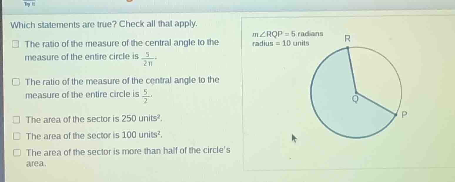 which statements are true? check all that apply. □ the ratio of the mea…