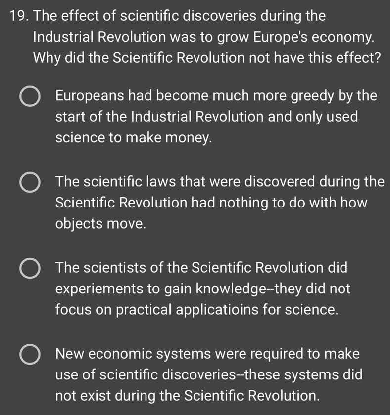 19. the effect of scientific discoveries during the industrial revoluti…