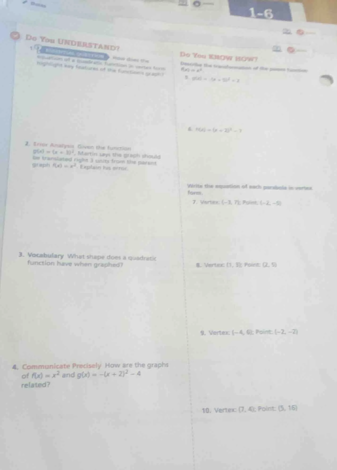 1-6 do you understand? 1. essential question how does the equation of a…