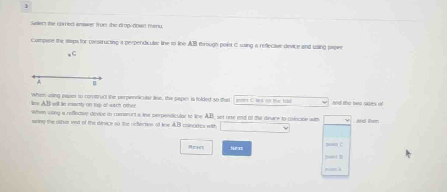 3 select the correct answer from the drop-down menu. compare the steps …