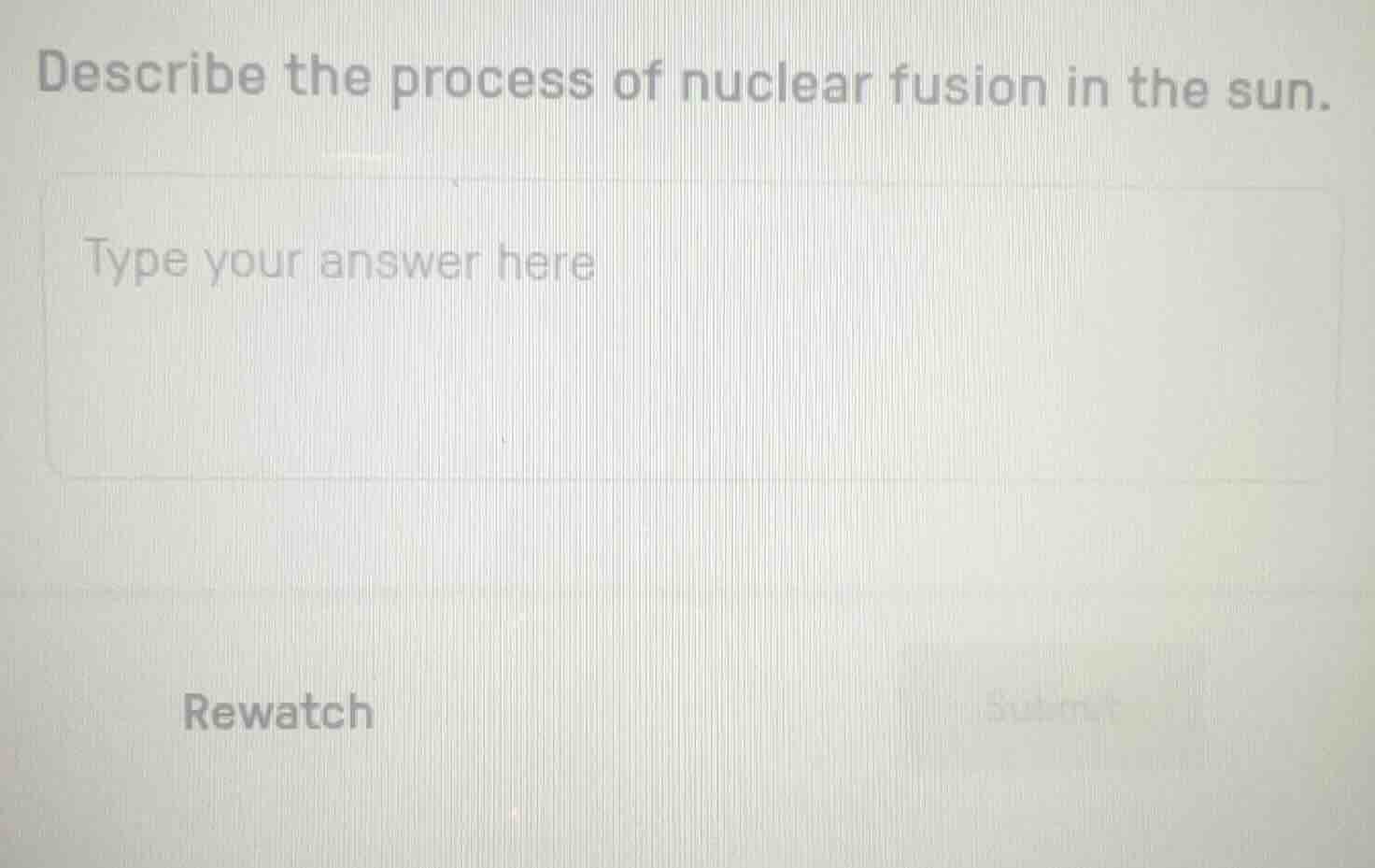 describe the process of nuclear fusion in the sun.