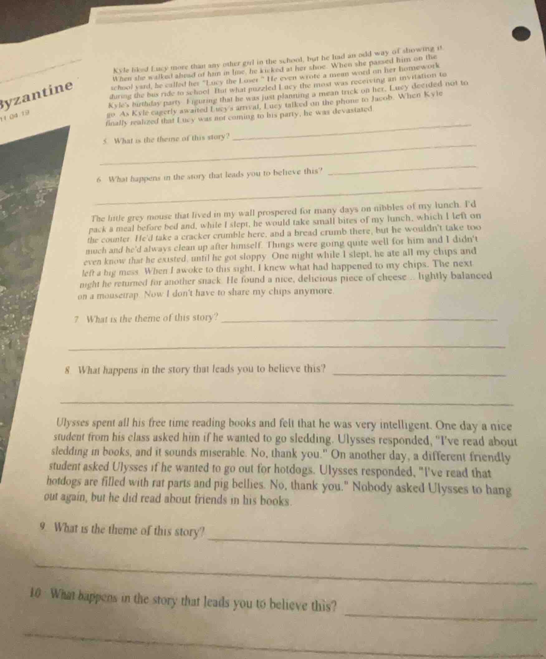 byzantine 11 04 19 kyle liked lucy more than any other girl in the scho…