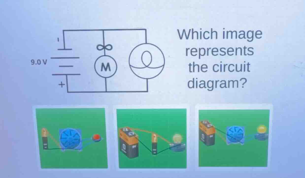 9.0 v which image represents the circuit diagram?
