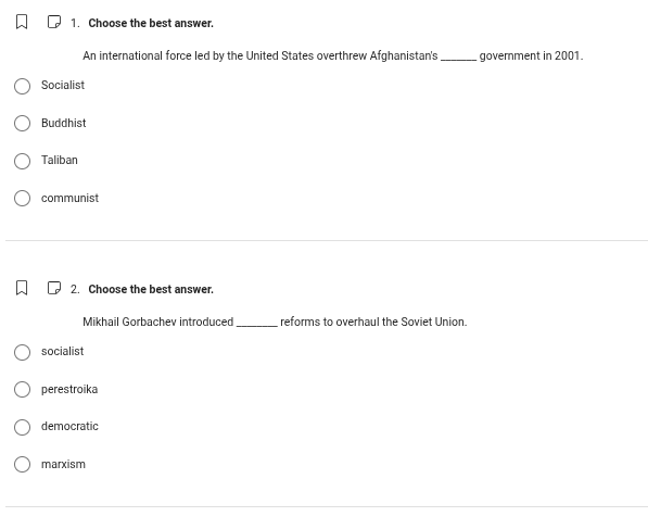 1. choose the best answer. an international force led by the united sta…