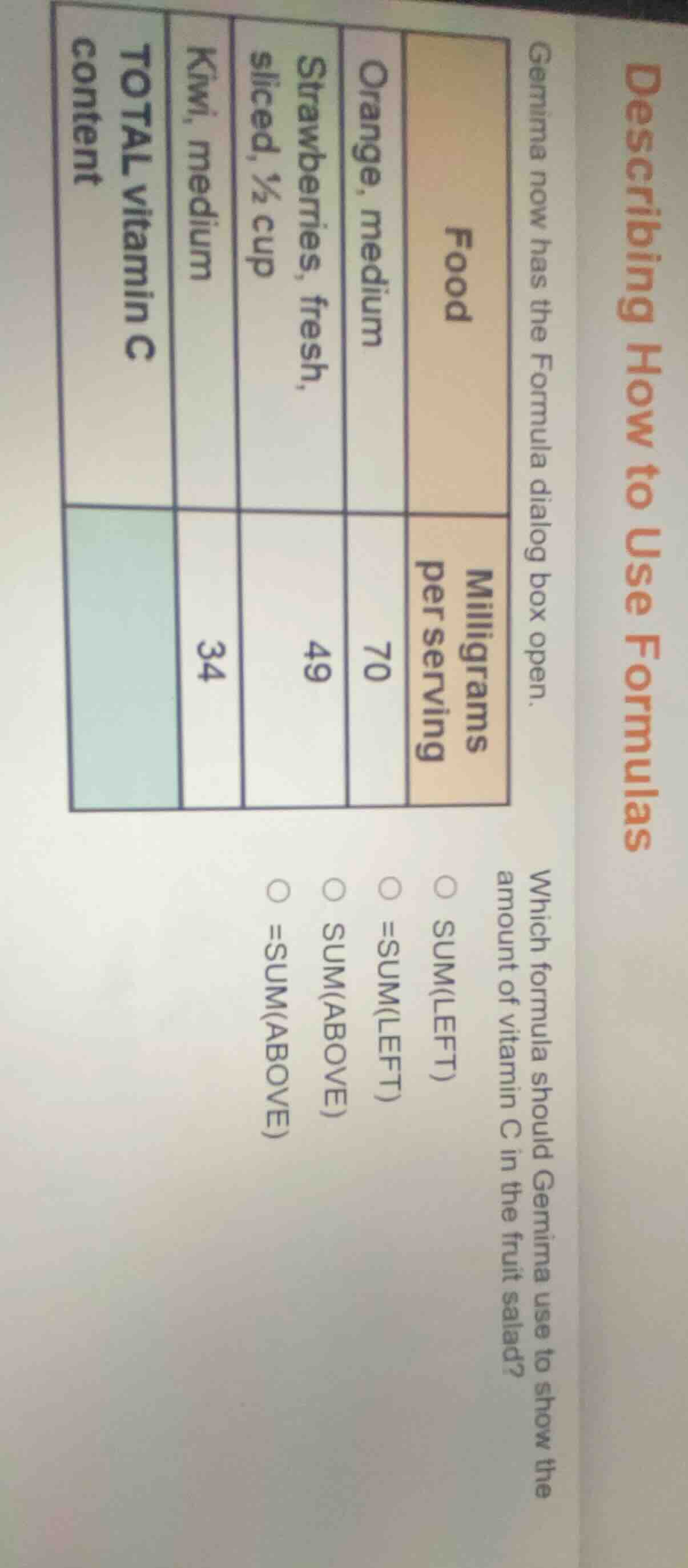 describing how to use formulas gemima now has the formula dialog box op…