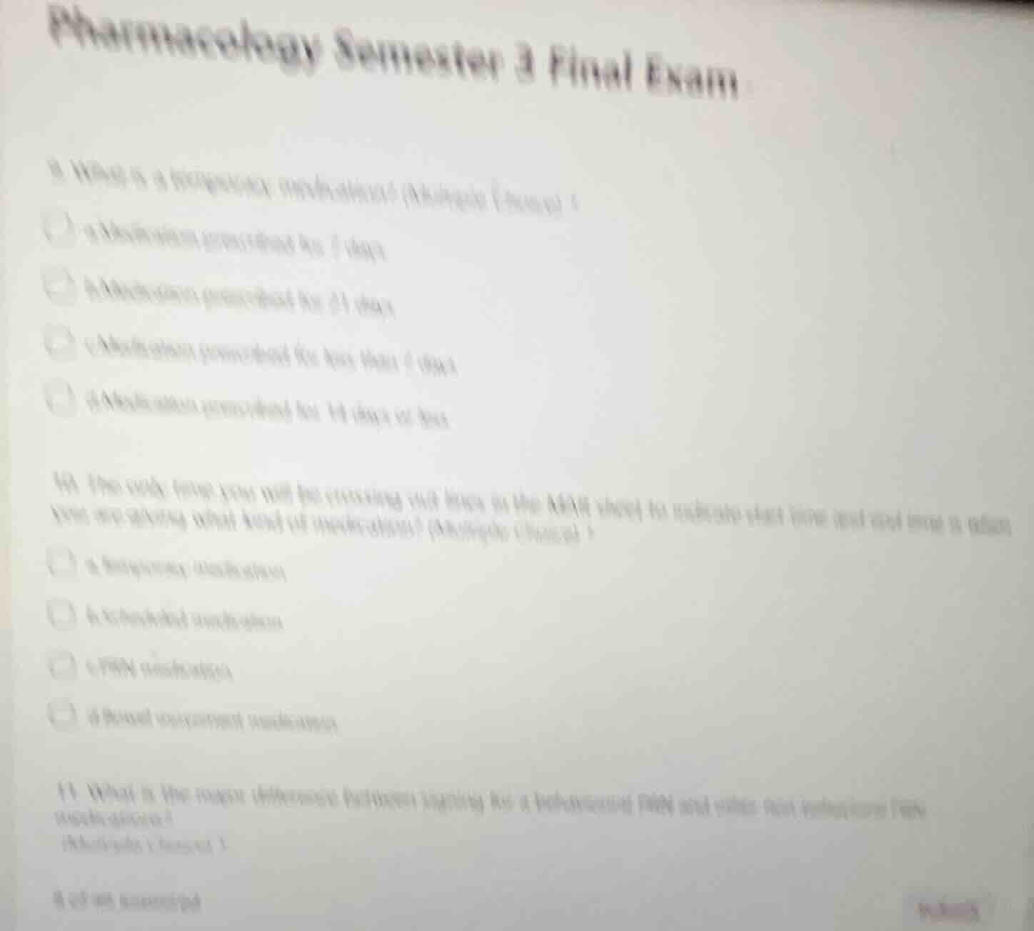 pharmacology semester 3 final exam 8. what is a biphasic medication (mu…