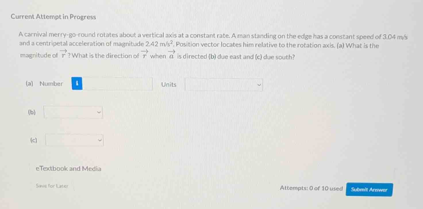 current attempt in progress a carnival merry-go-round rotates about a v…