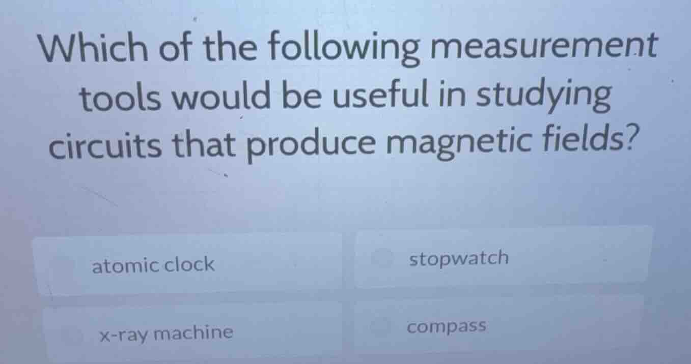 which of the following measurement tools would be useful in studying ci…