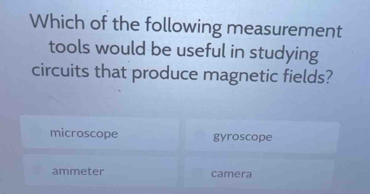 which of the following measurement tools would be useful in studying ci…