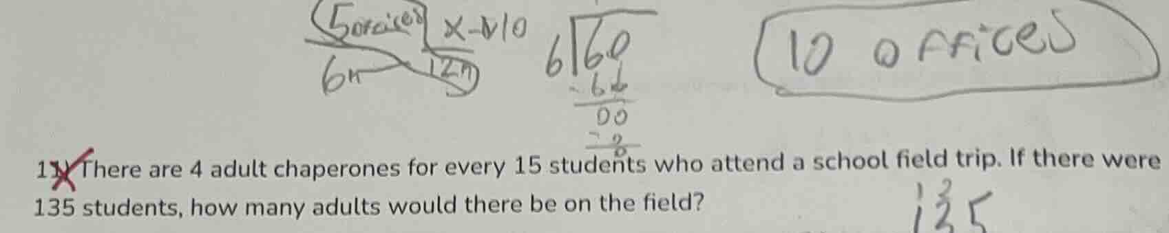 1. there are 4 adult chaperones for every 15 students who attend a scho…