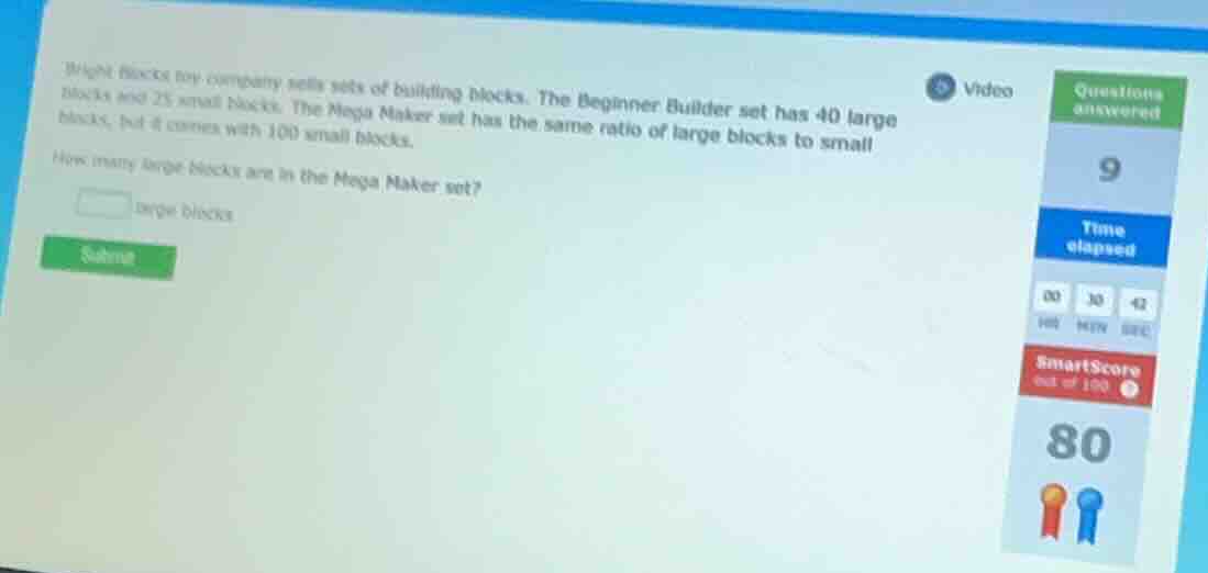 bright blocks toy company sells sets of building blocks. the beginner b…