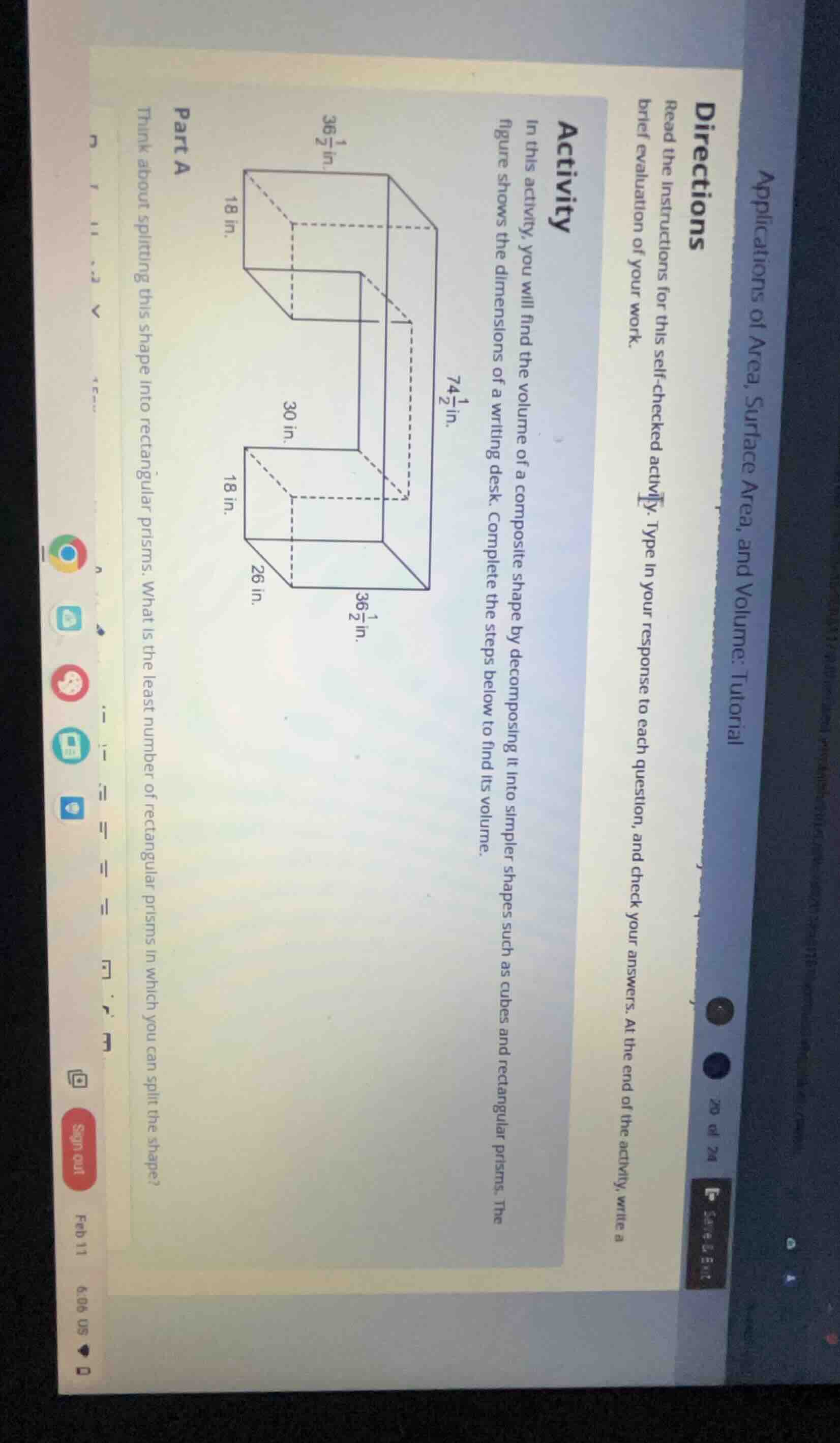 applications of area, surface area, and volume: tutorial 20 of 24 direc…