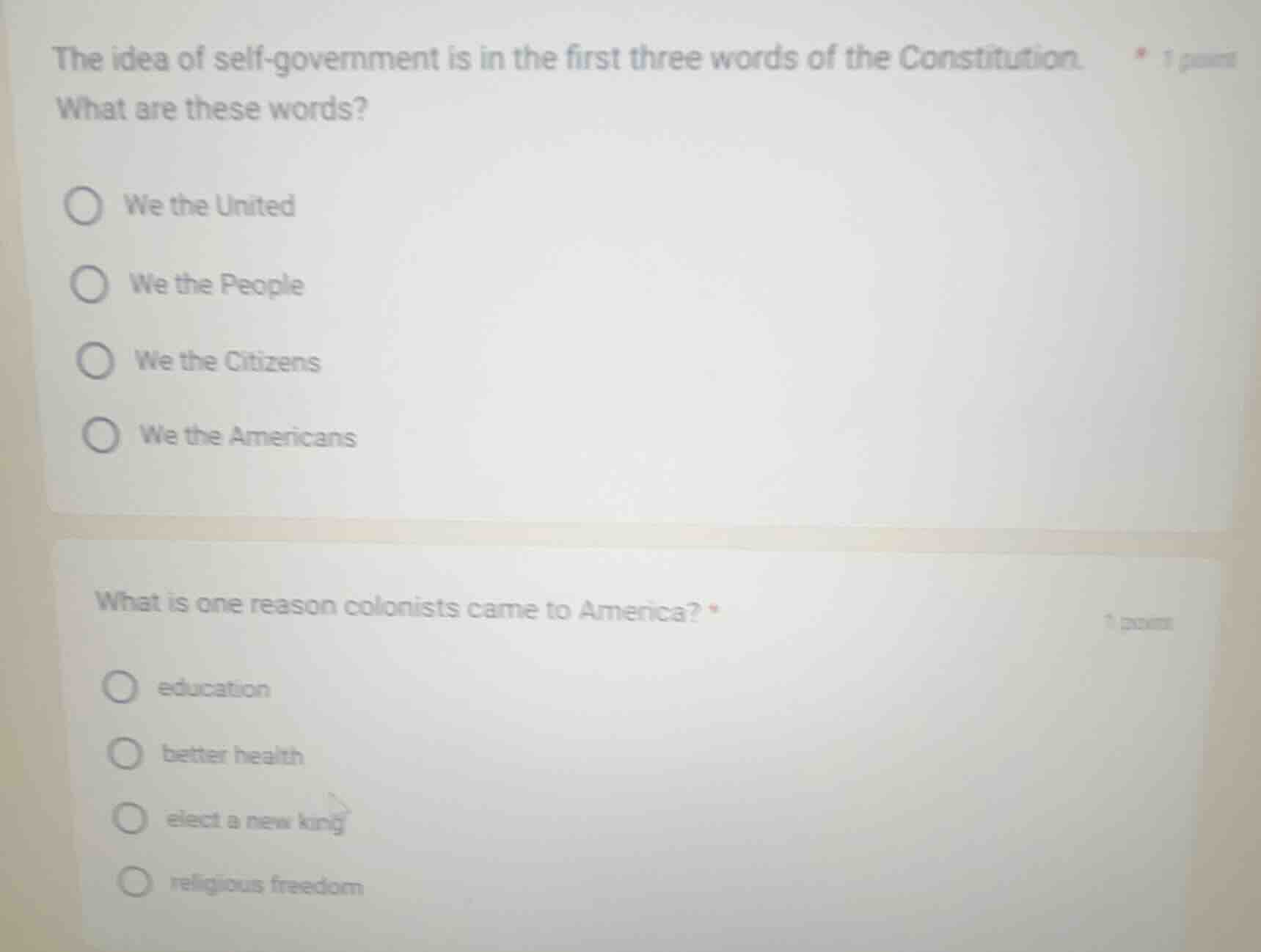 the idea of self-government is in the first three words of the constitu…