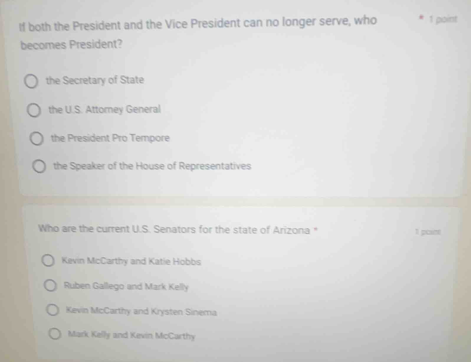 1 point if both the president and the vice president can no longer serv…