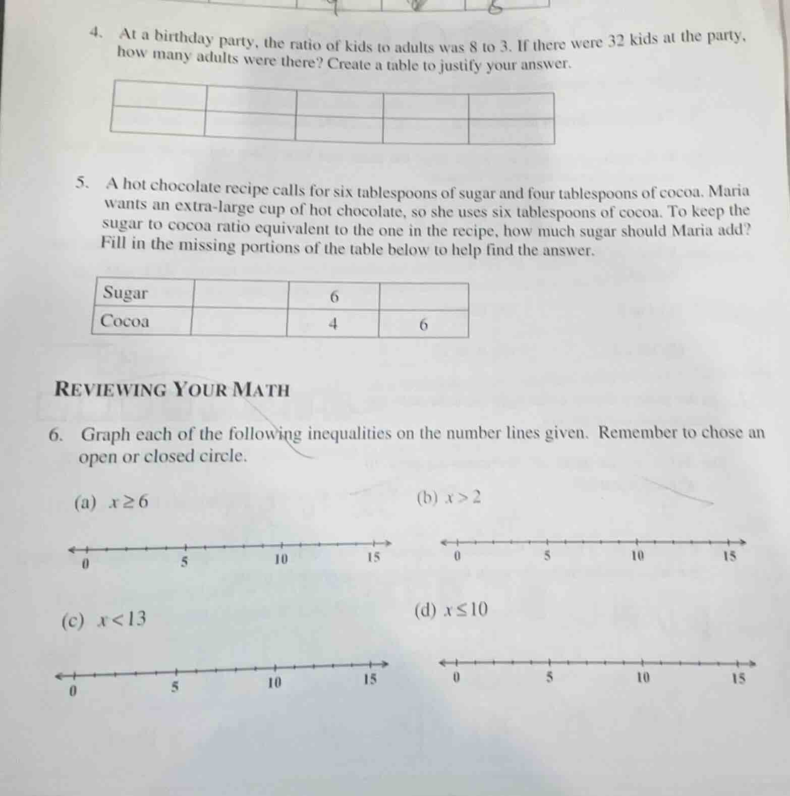 4. at a birthday party, the ratio of kids to adults was 8 to 3. if ther…
