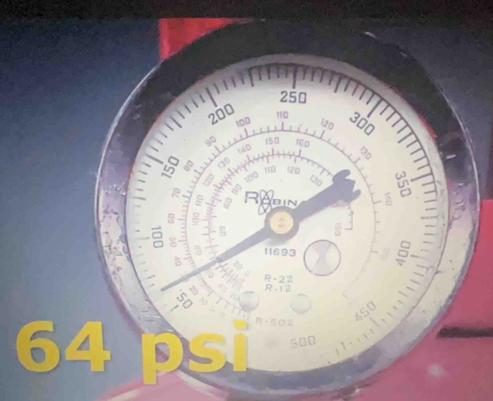 64 psi robin 11693 r-22 r-12 r-502