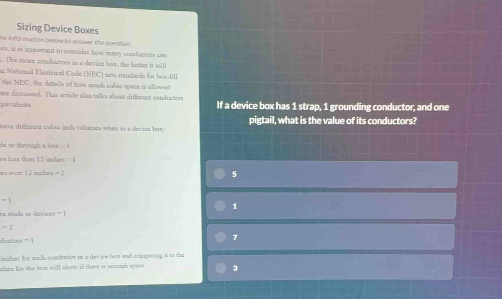 sizing device boxesuse the information below to answer the question.whe…