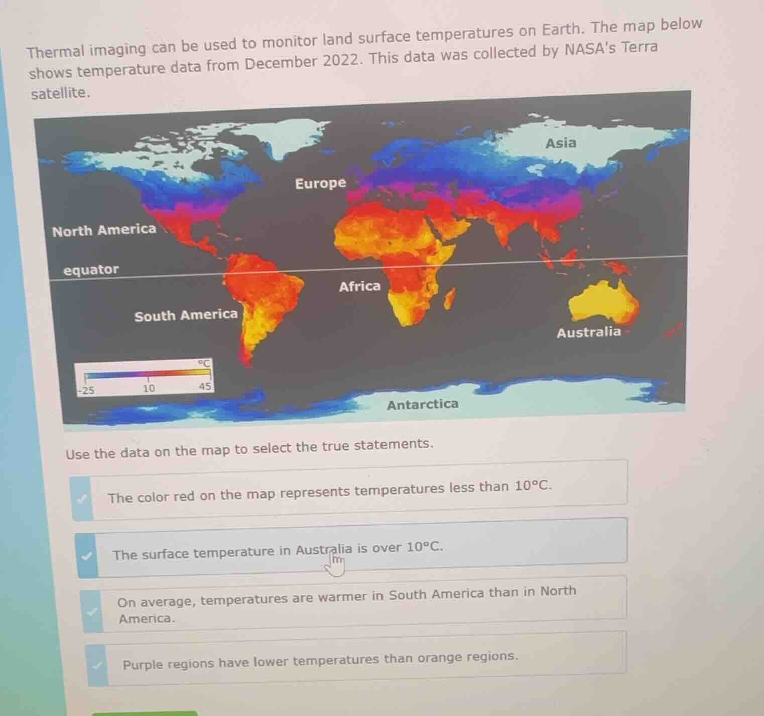 thermal imaging can be used to monitor land surface temperatures on ear…