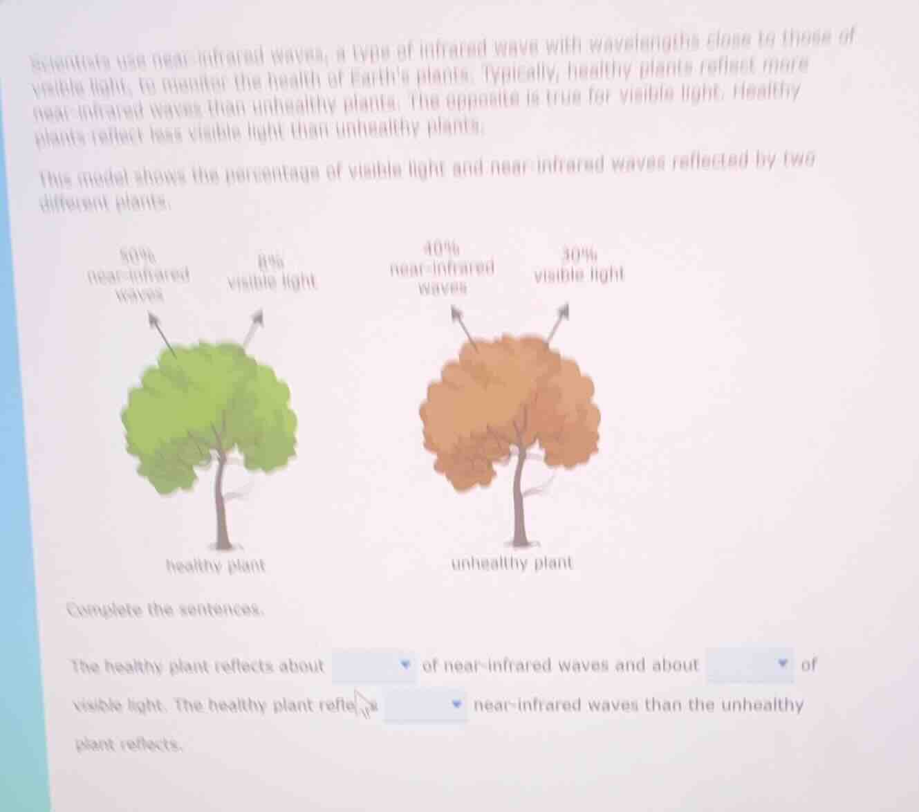 scientists use near-infrared waves, a type of infrared wave with wavele…