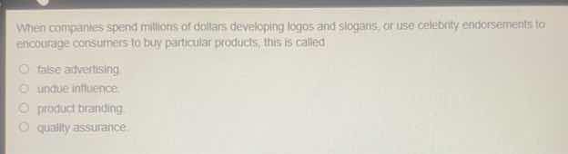 when companies spend millions of dollars developing logos and slogans, …