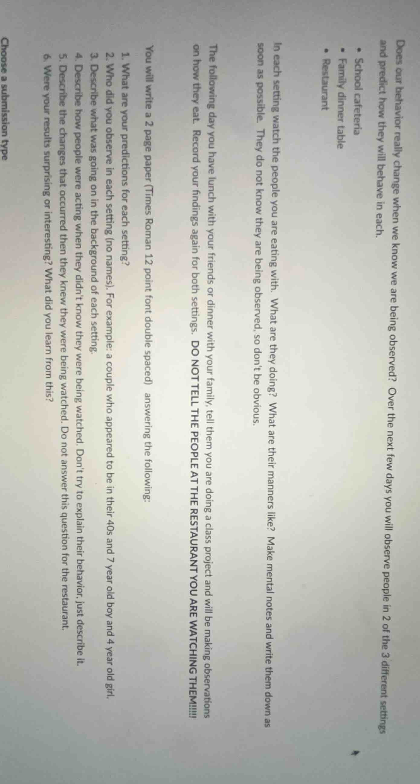 does our behavior really change when we know we are being observed? ove…