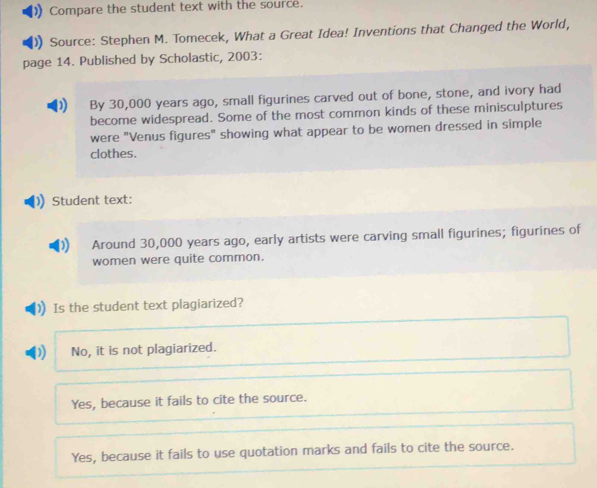 compare the student text with the source. source: stephen m. tomecek, w…