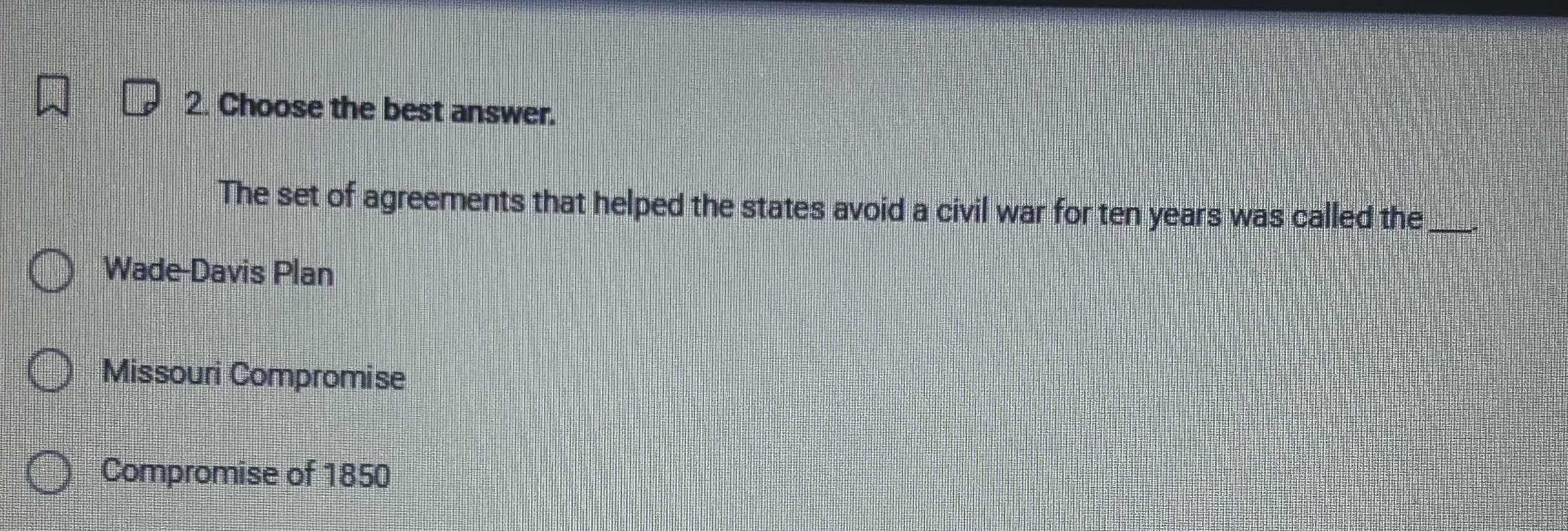 2. choose the best answer. the set of agreements that helped the states…