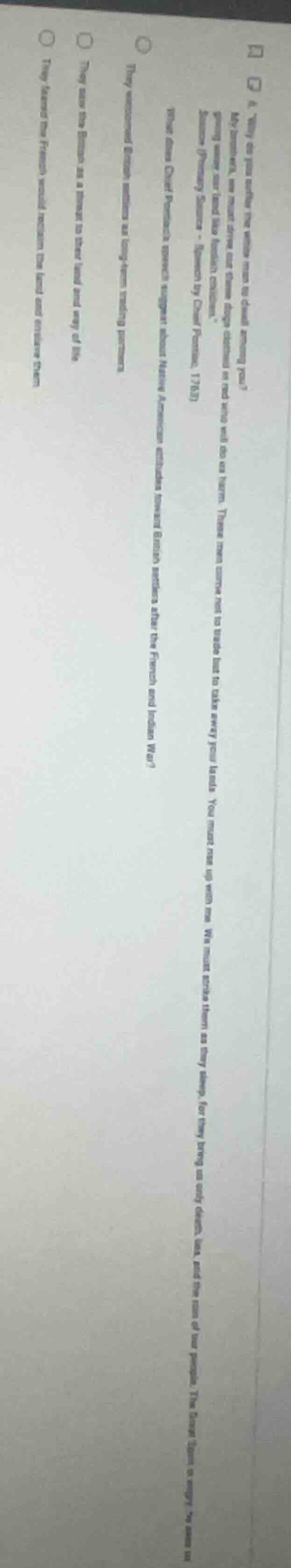 4. \why do you suffer the white men to dwell among you? my brothers, we…