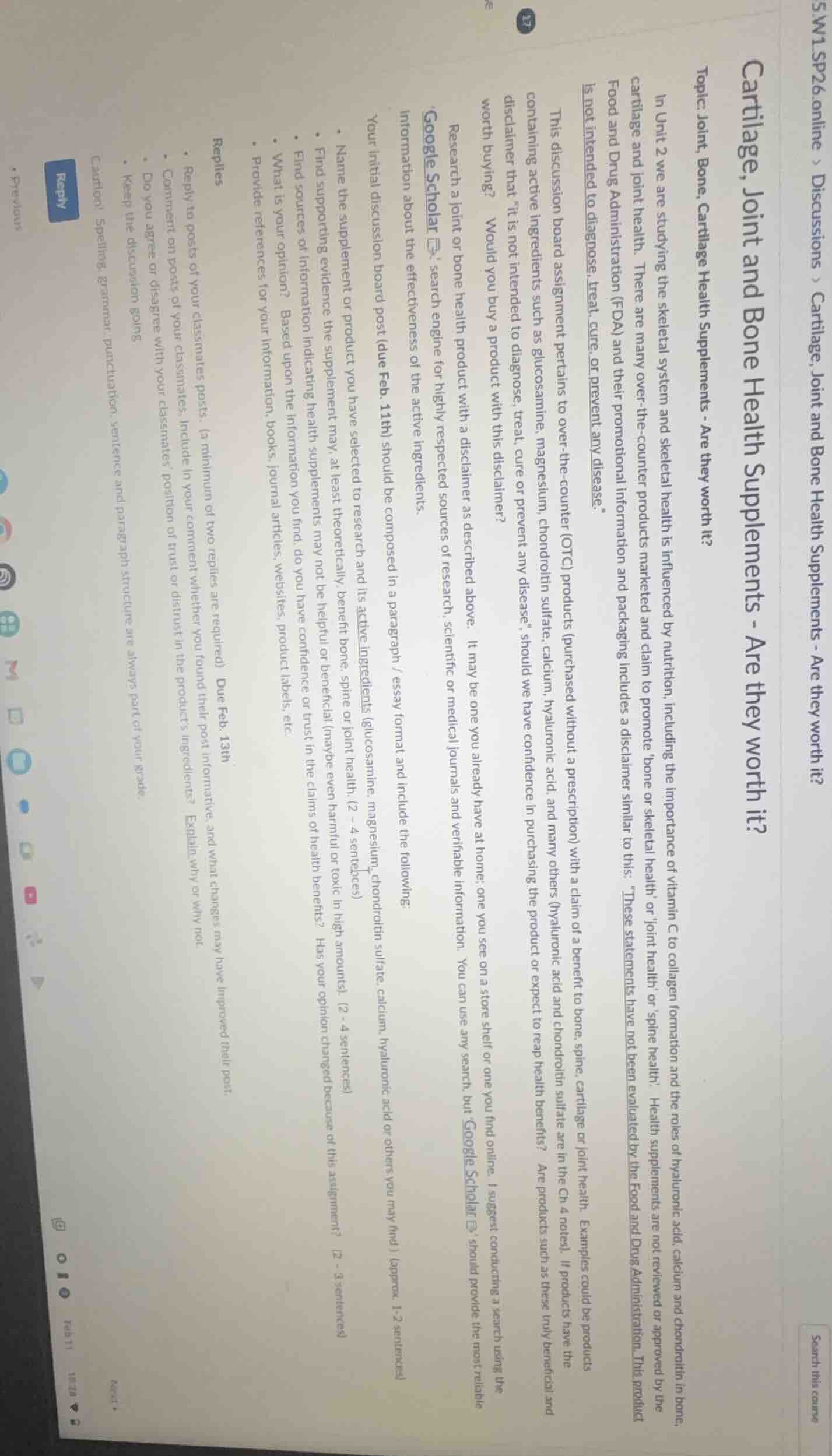 s.w1.sp26.online > discussions > cartilage, joint and bone health suppl…