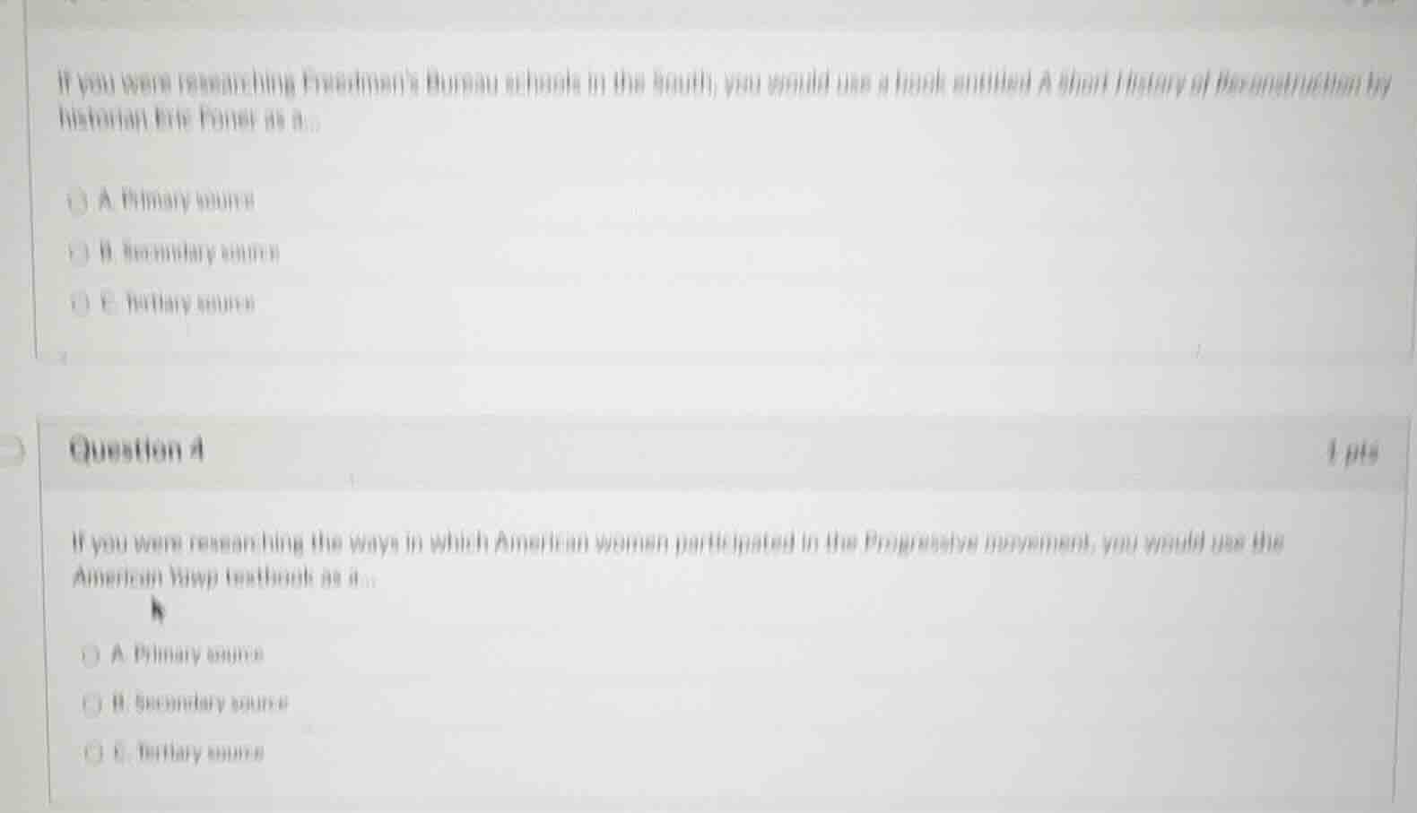 if you were researching freedmens bureau schools in the south, you woul…