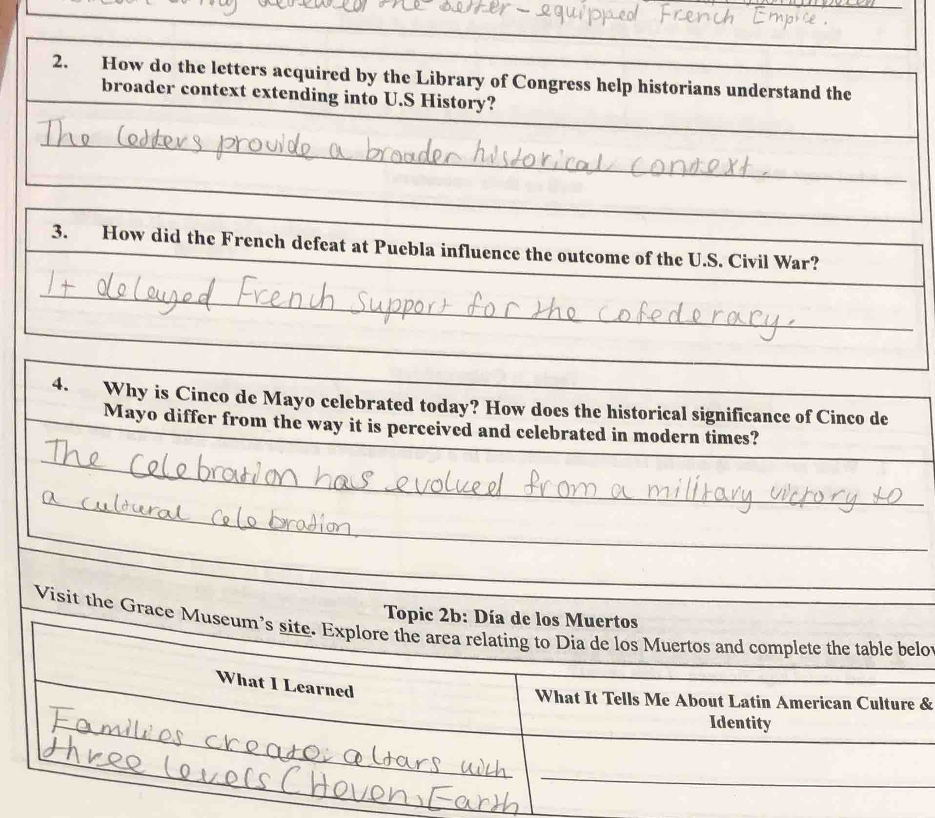 2. how do the letters acquired by the library of congress help historia…