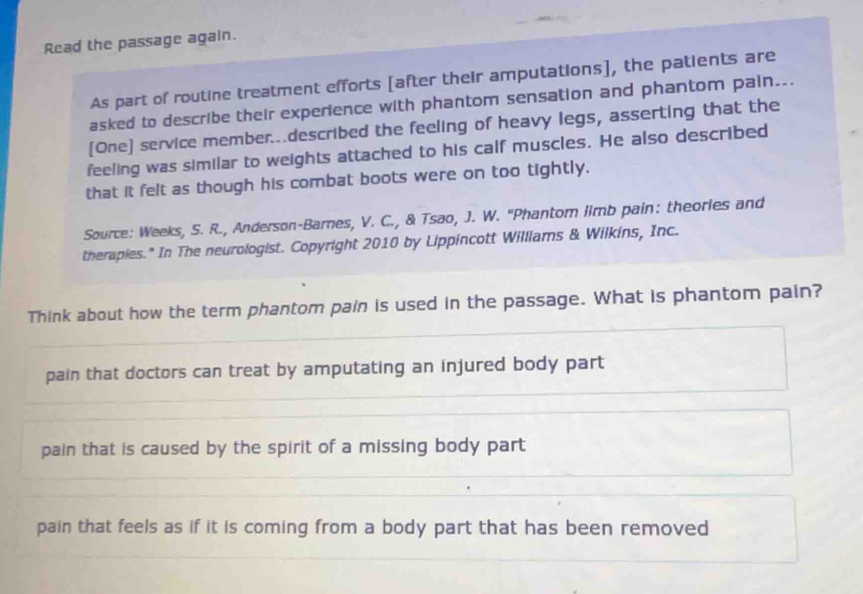 read the passage again. as part of routine treatment efforts after thei…