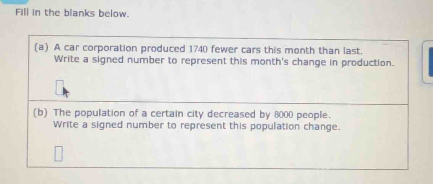fill in the blanks below. (a) a car corporation produced 1740 fewer car…