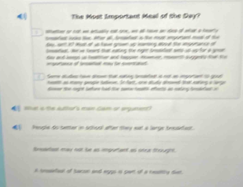 the most important meal of the day?whether or not we actually eat one, …