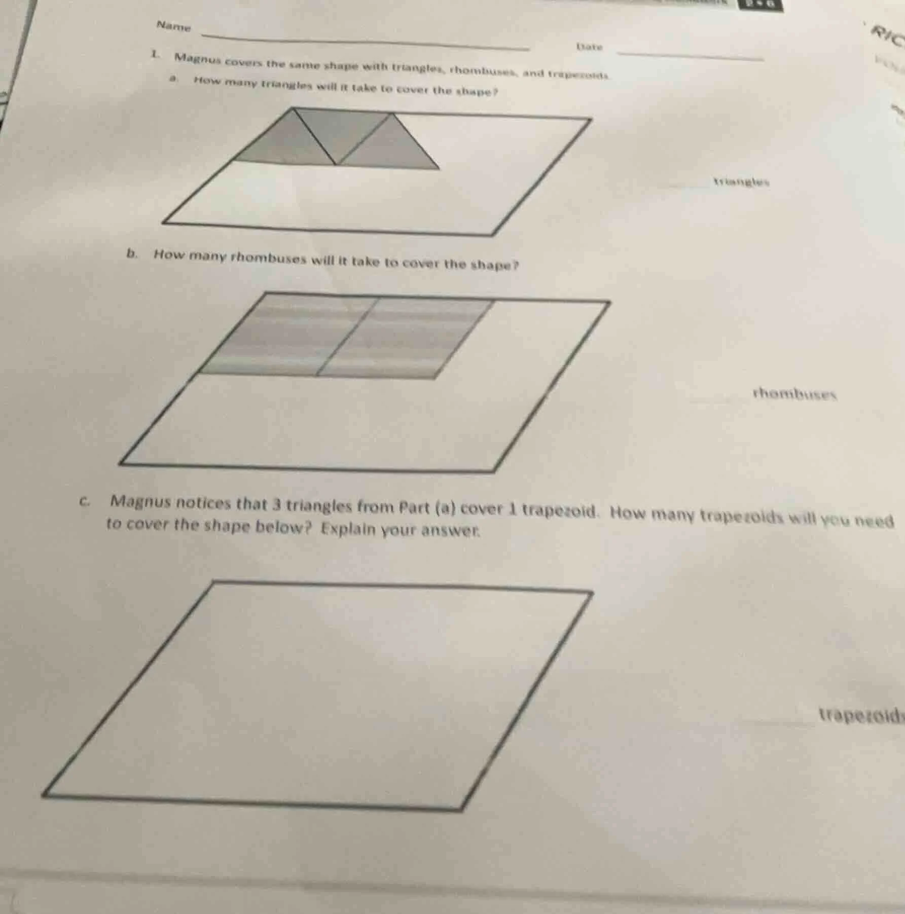 name ____________ date ____________1. magnus covers the same shape with…
