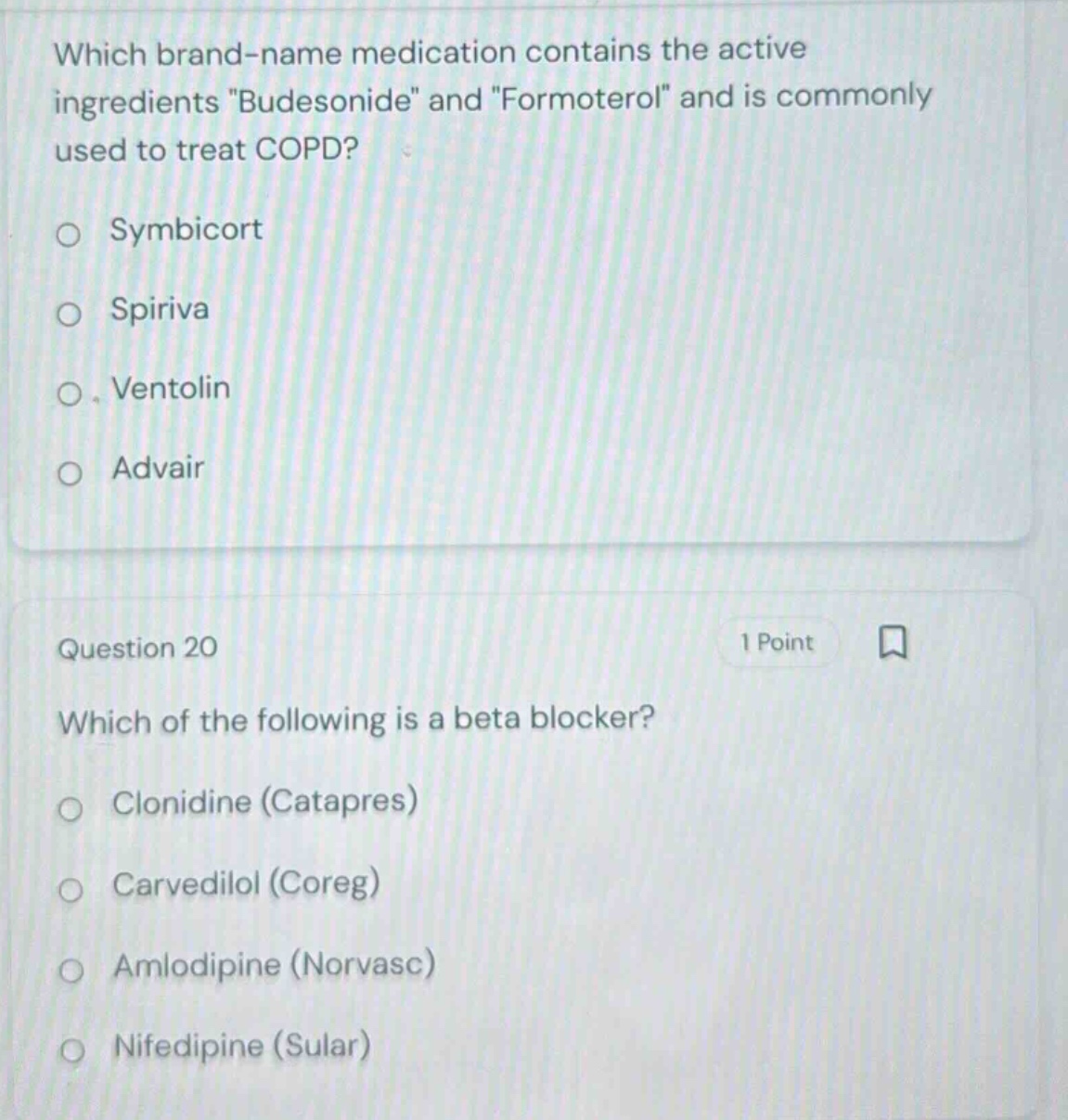 which brand-name medication contains the active ingredients \budesonide…