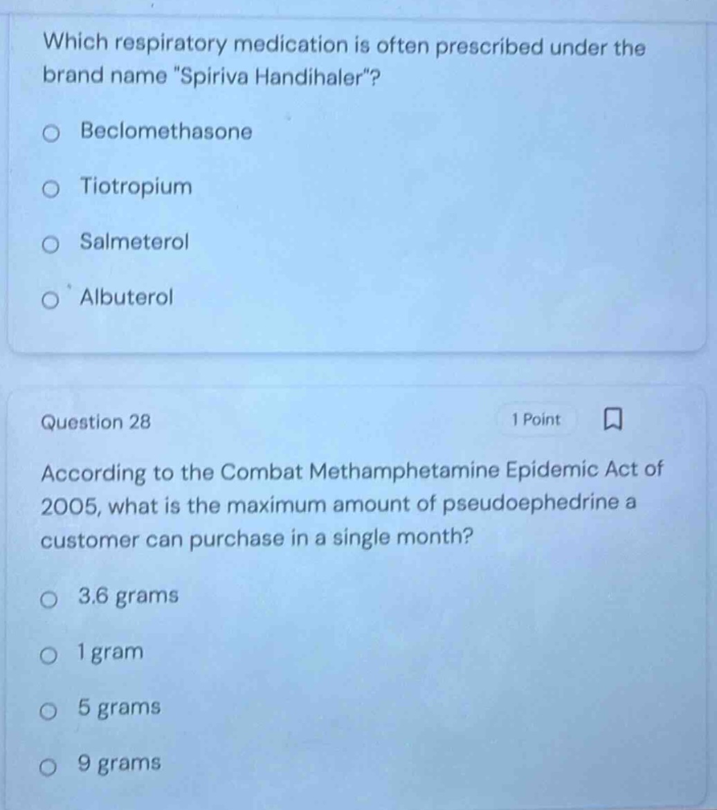which respiratory medication is often prescribed under the brand name \…