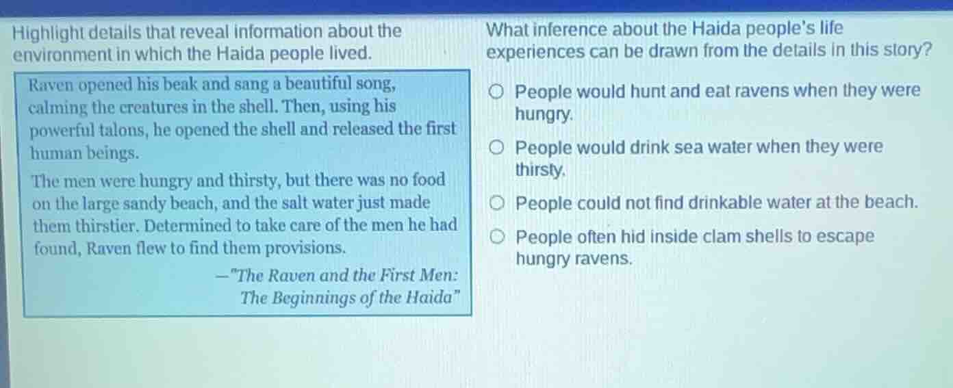 highlight details that reveal information about the environment in whic…