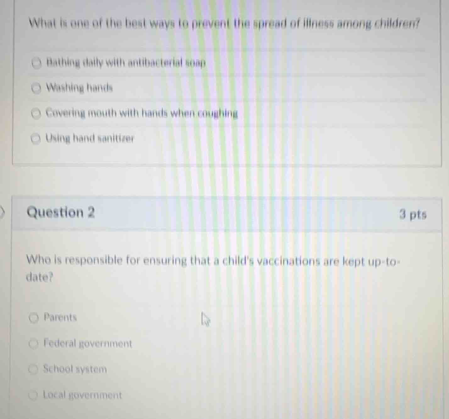 what is one of the best ways to prevent the spread of illness among chi…