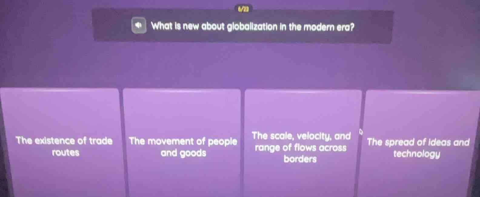 6/10 what is new about globalization in the modern era? the existence o…