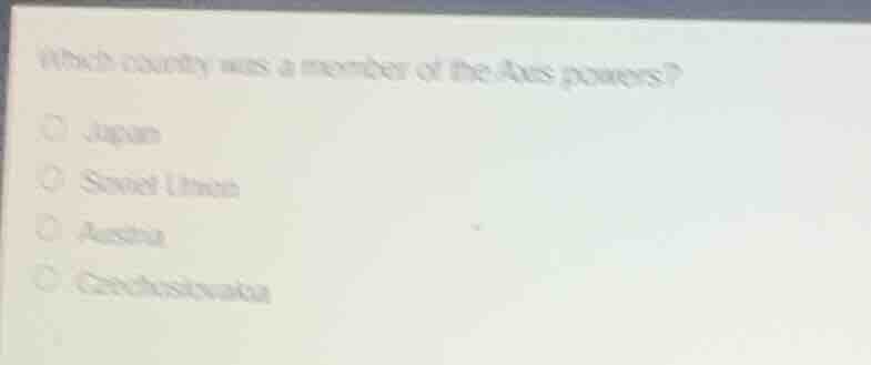which country was a member of the axis powers?japansoviet unionaustriac…