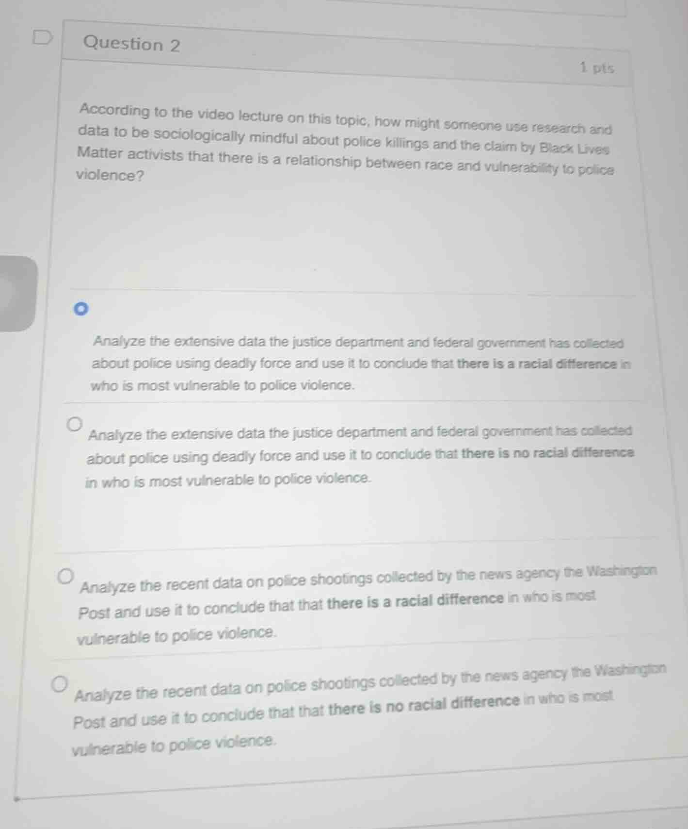 question 2 1 pts according to the video lecture on this topic, how migh…