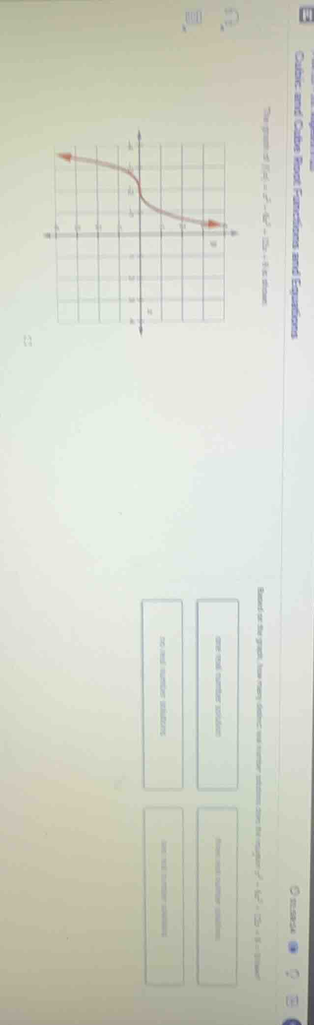 cubic and cube root functions and equations the graph of $f(x)=x^3 - 6x…