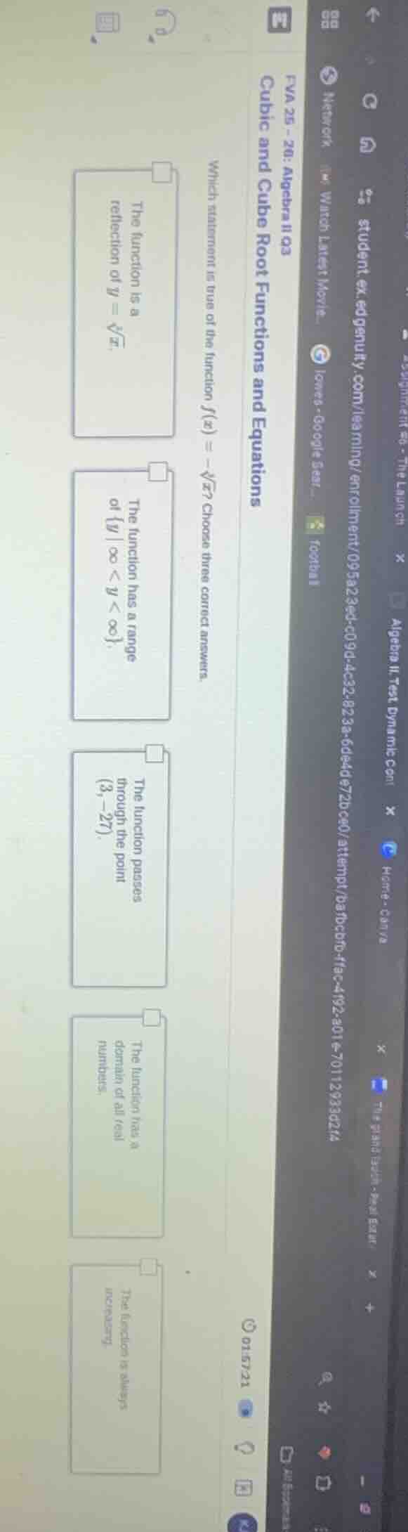 cubic and cube root functions and equations fva 25 - 20: algebra ii q3 …